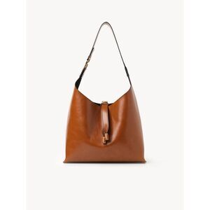 CHLOE Leather Hobo Bag Women CLAYBROWN Shopping Bags